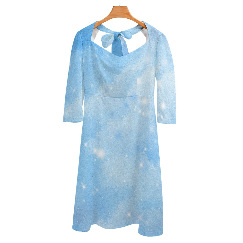 Women's Sweetheart Knot Flare Dress – Design II
