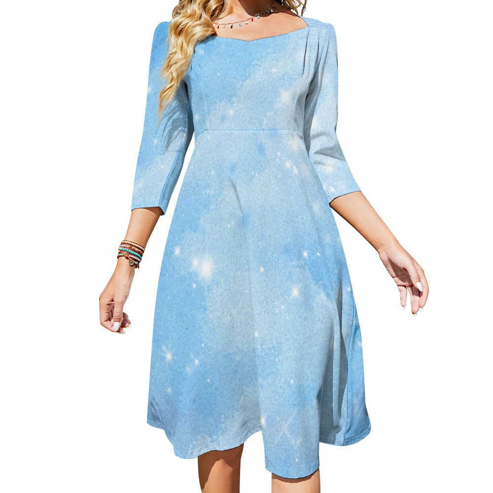Women's Sweetheart Knot Flare Dress – Design II
