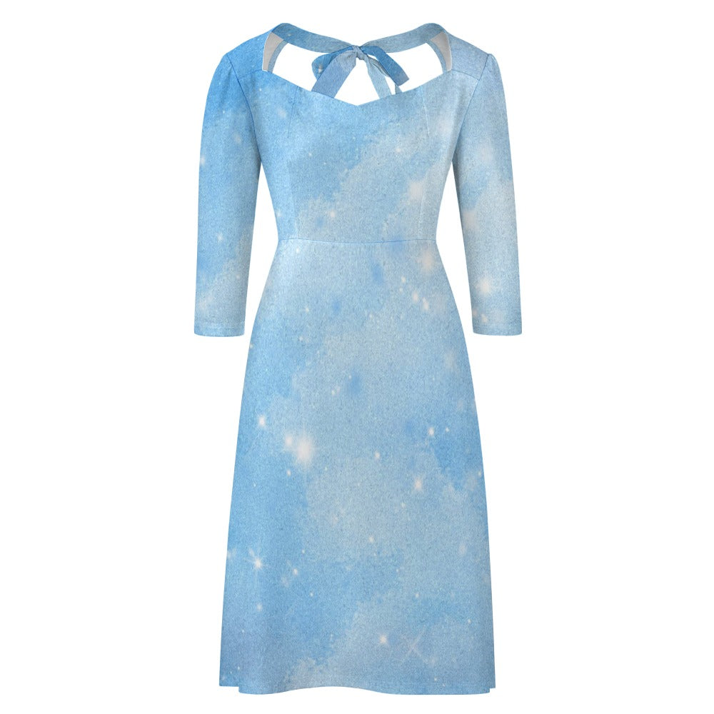 Women's Sweetheart Knot Flare Dress – Design II