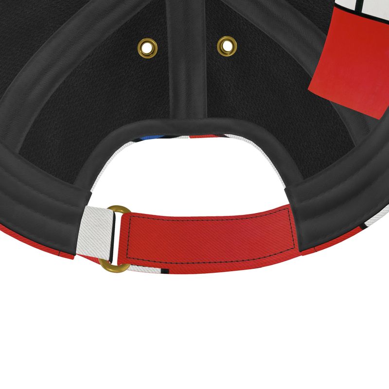Abstract Baseball Cap – Inspired by Piet Mondrian (Comp #39)