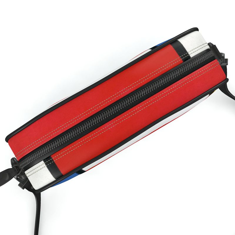 Designer Camera Bag – Abstract Design Inspired by Piet Mondrian (Comp #39)