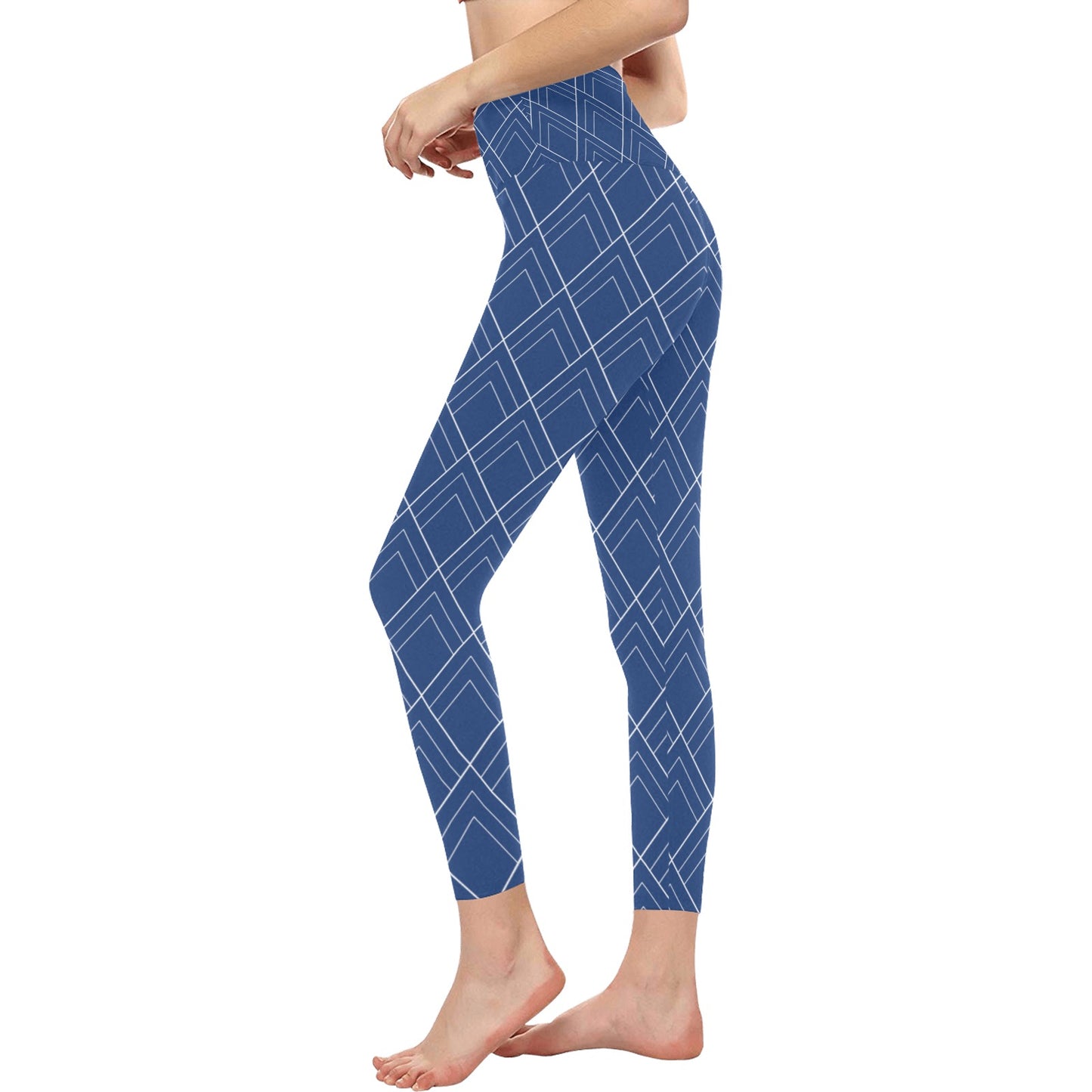 Women's High-Waisted Leggings (Model L36)