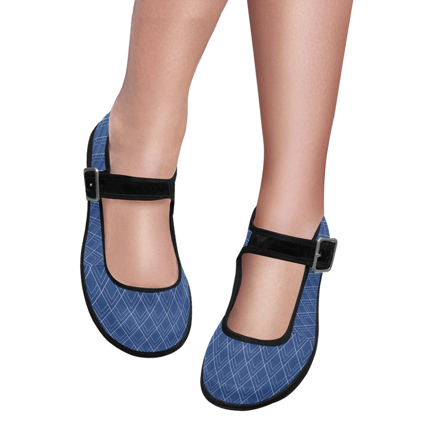 Mila Satin Women's Mary Jane Flat (Model 4808)