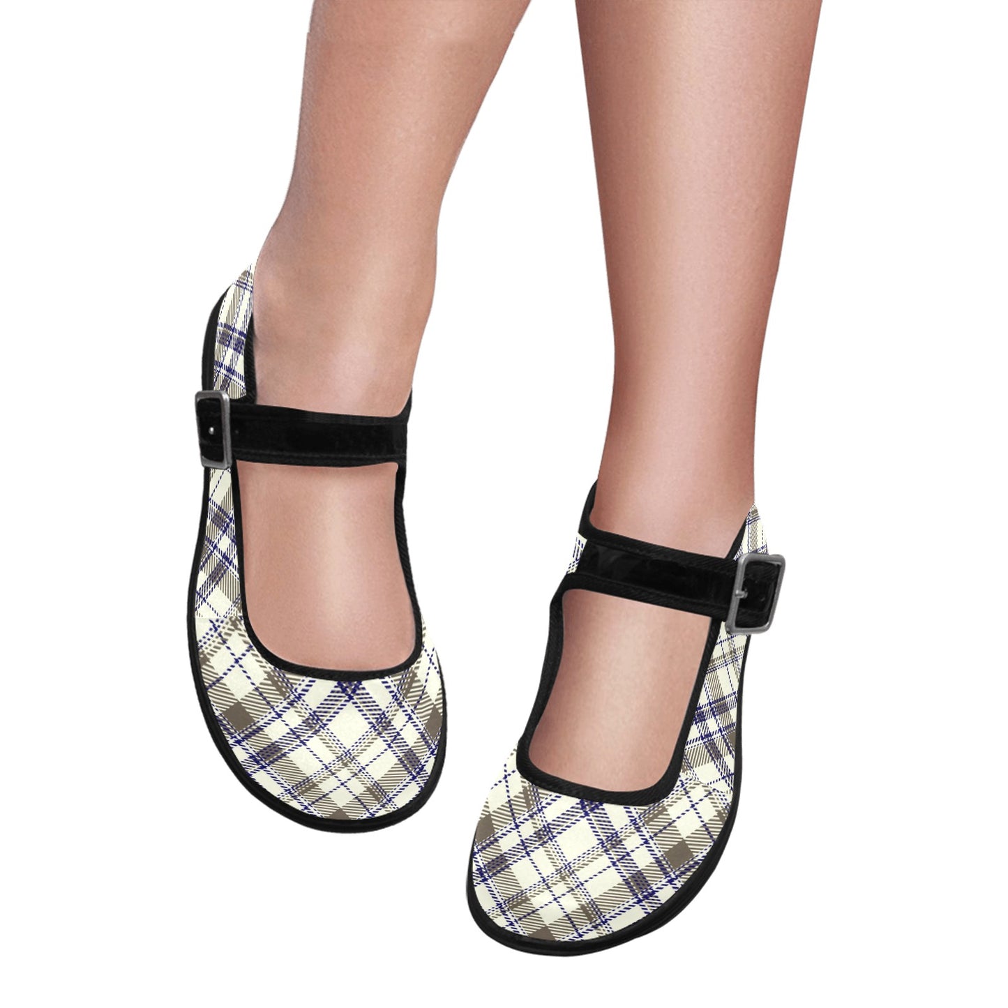 Mila Satin Women's Mary Jane Flat (Model 4808)