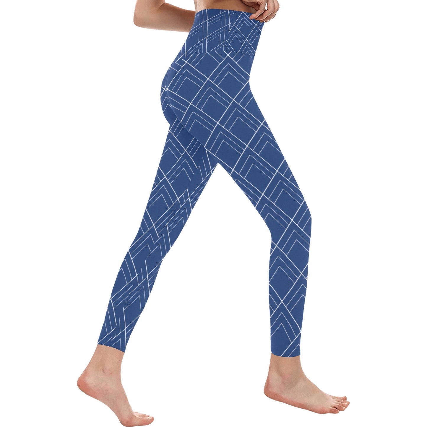 Women's High-Waisted Leggings (Model L36)