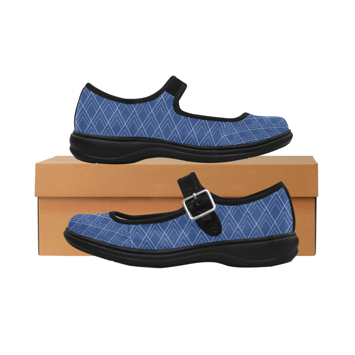Mila Satin Women's Mary Jane Flat (Model 4808)