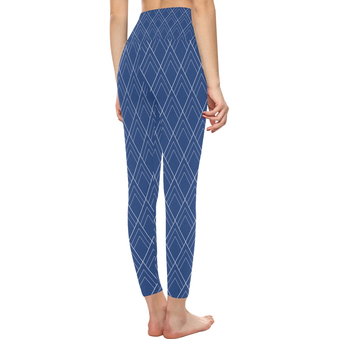 Women's High-Waisted Leggings (Model L36)