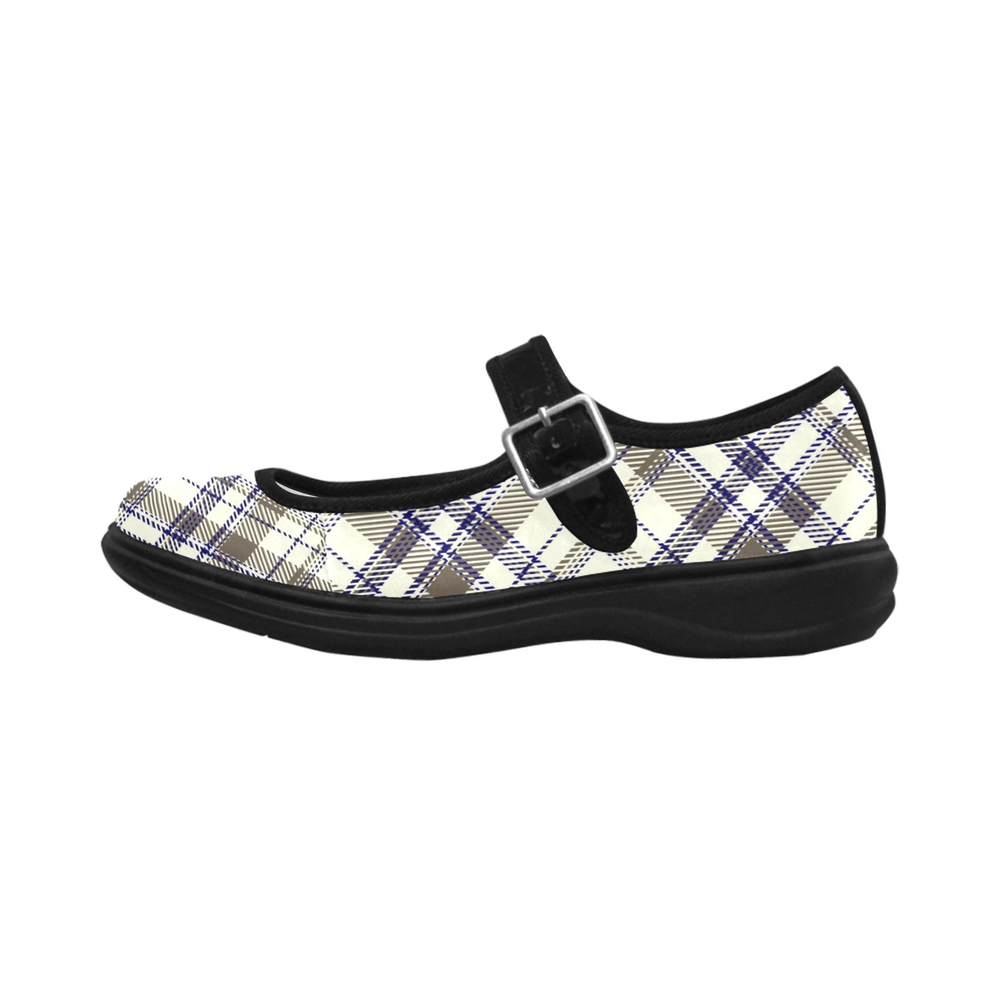Mila Satin Women's Mary Jane Flat (Model 4808)