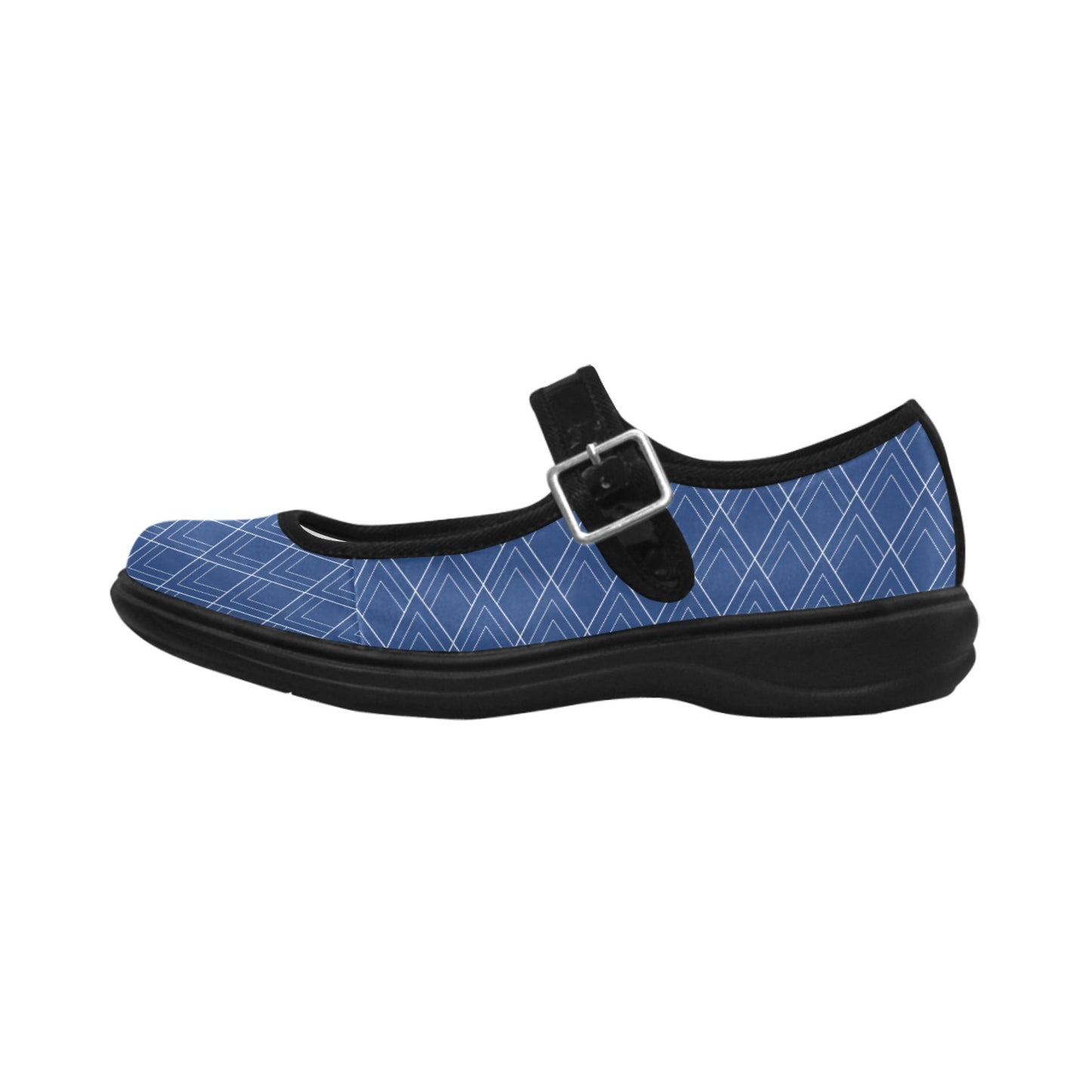 Mila Satin Women's Mary Jane Flat (Model 4808)