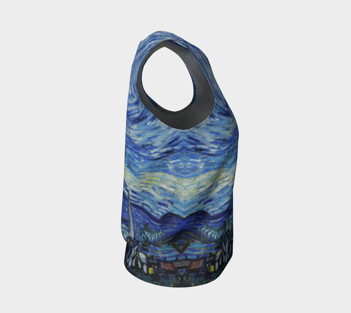 Van Gogh's Starry Night sleeveless top